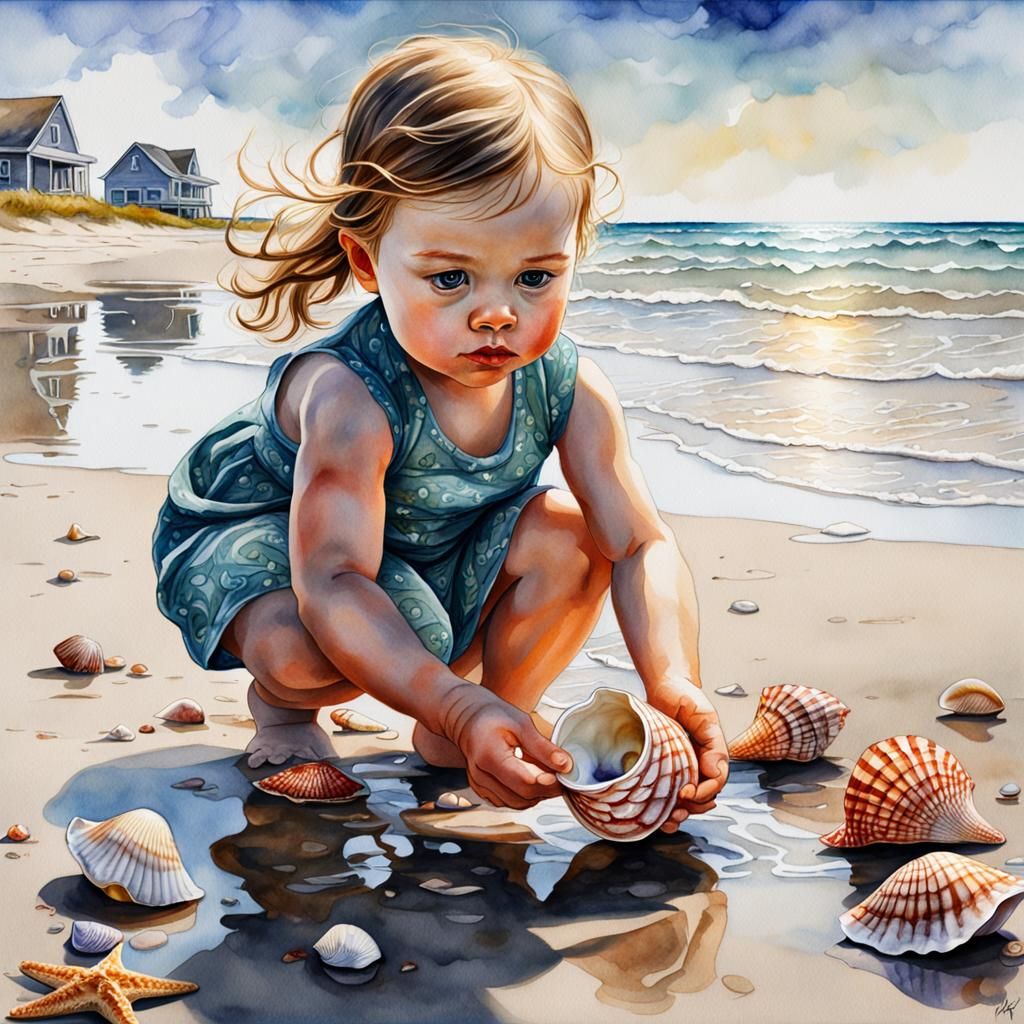 Seashells   by @Amethystmoonsong