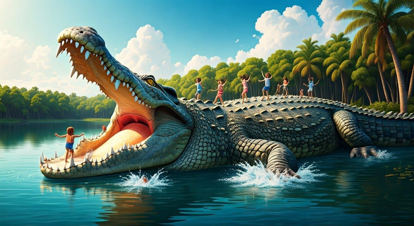 תנין זה (לא) משחק ילדים