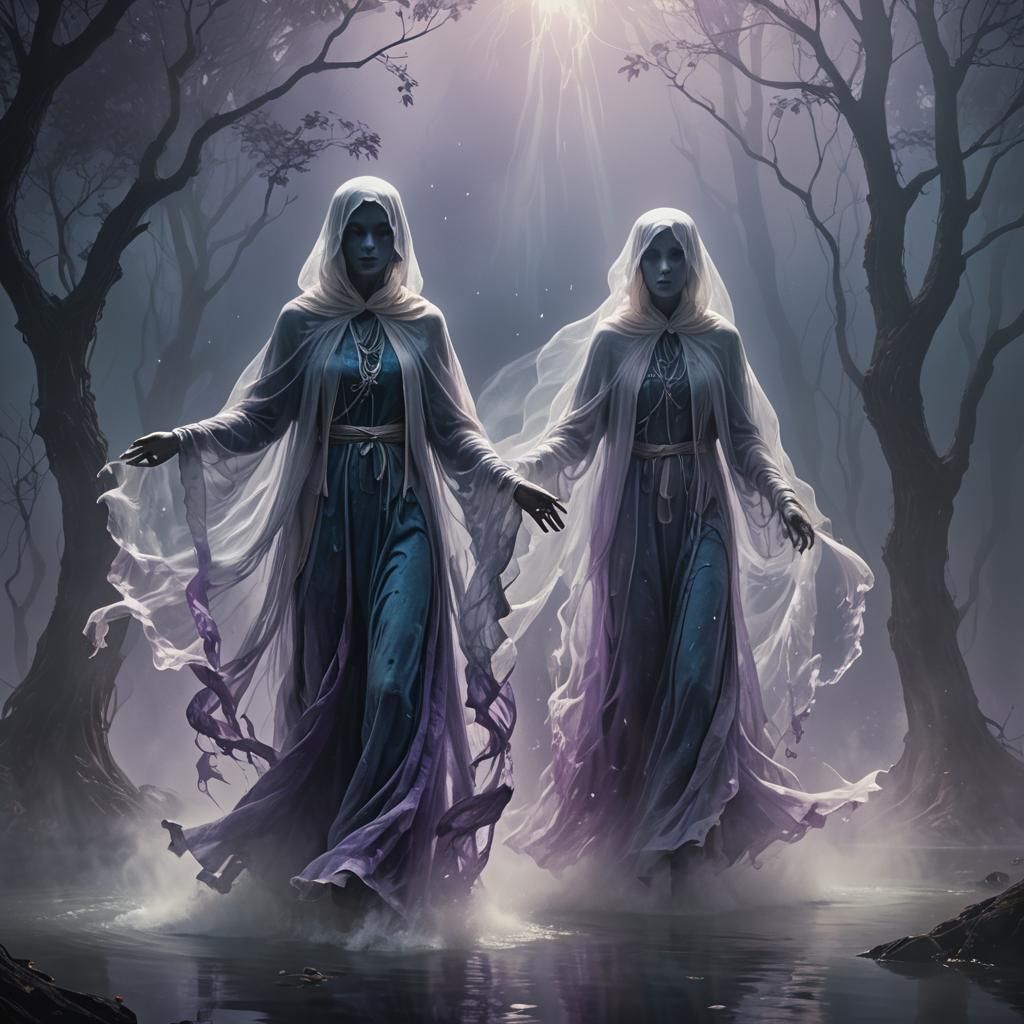 Till they say, as they hear us — poor dead, poor dead! —
"Ju...