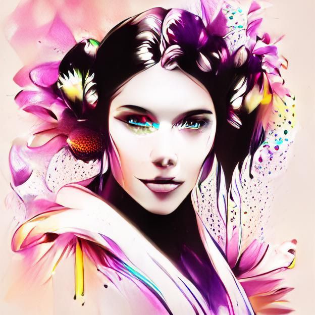 Radiant Glowing Flower: Hyperrealistic Concept Art