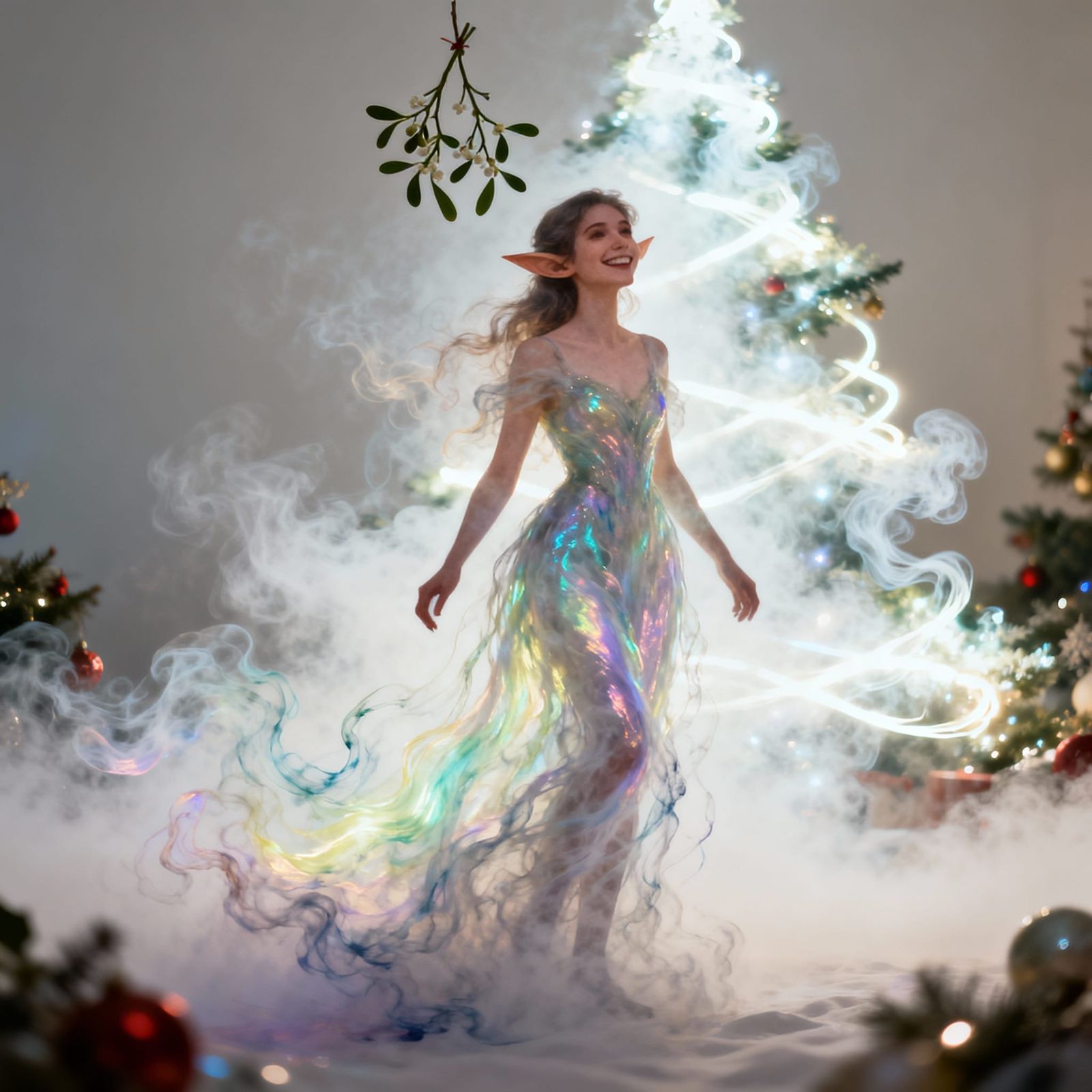 Awaiting Her Mistletoe Kiss