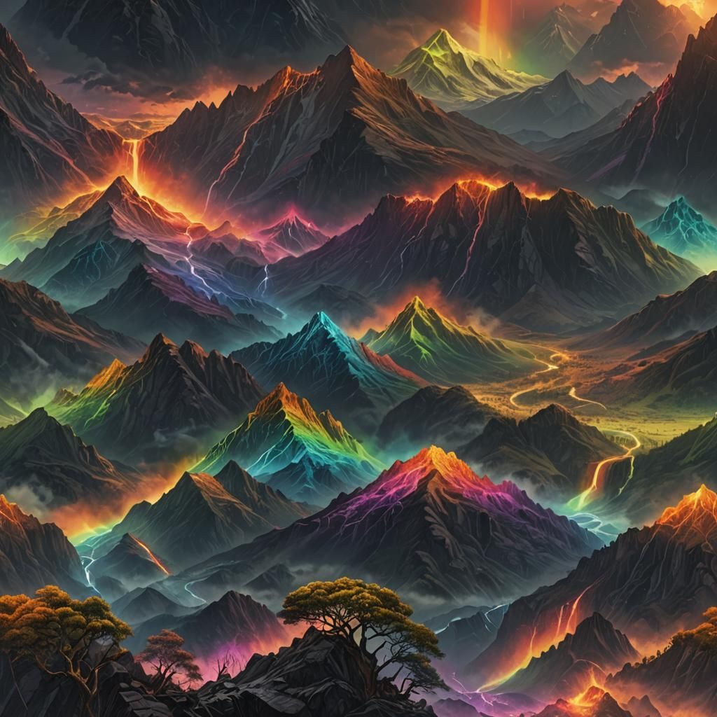 mountains  by @Drine