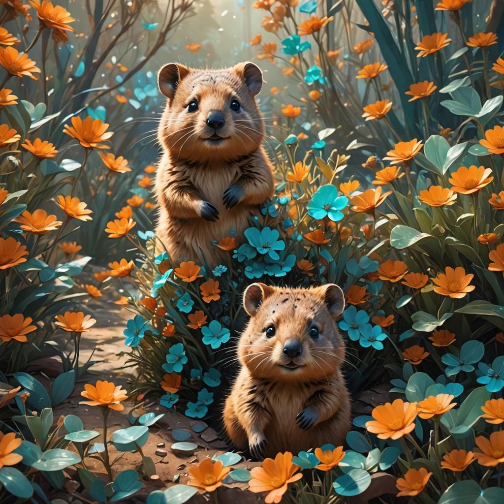 A cute quokka