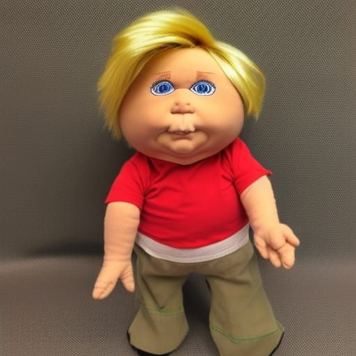 Trump cabbage sales patch doll