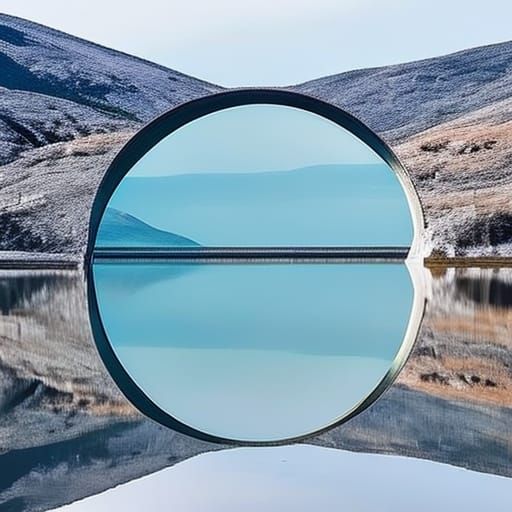 mirrored landscape