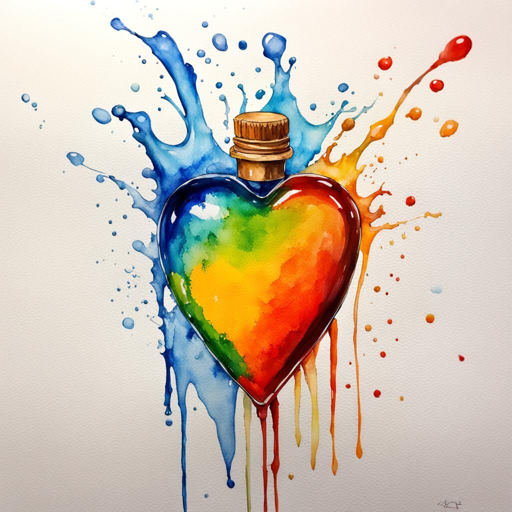 Flasque d'amour   by @Katkaty 