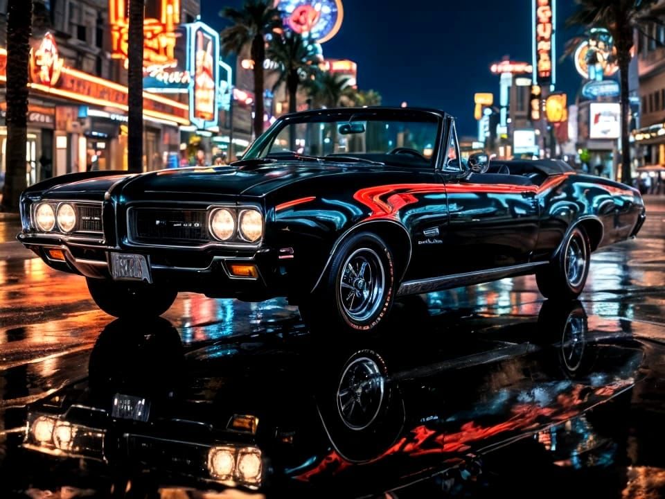 "1968 Pontiac GTO: A Goat On The Vegas Strip"  by @Swervin Ervin