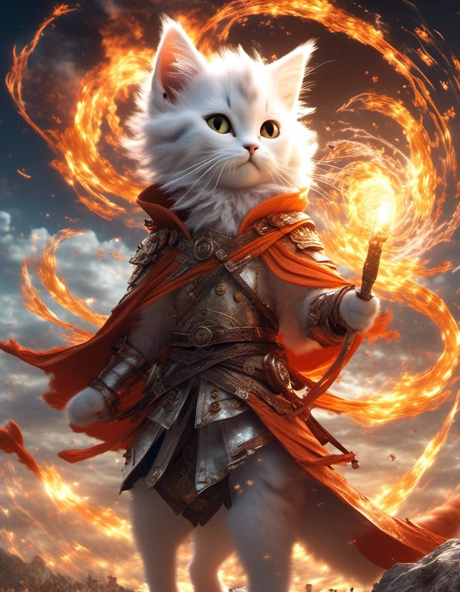 <lora:TG_Epsilon:1.0>, (double exposure:2.1) roaring kitten cloaked sorcerer, grand fantasy battlefield, (visible text:1.6) (trigonometry eq...