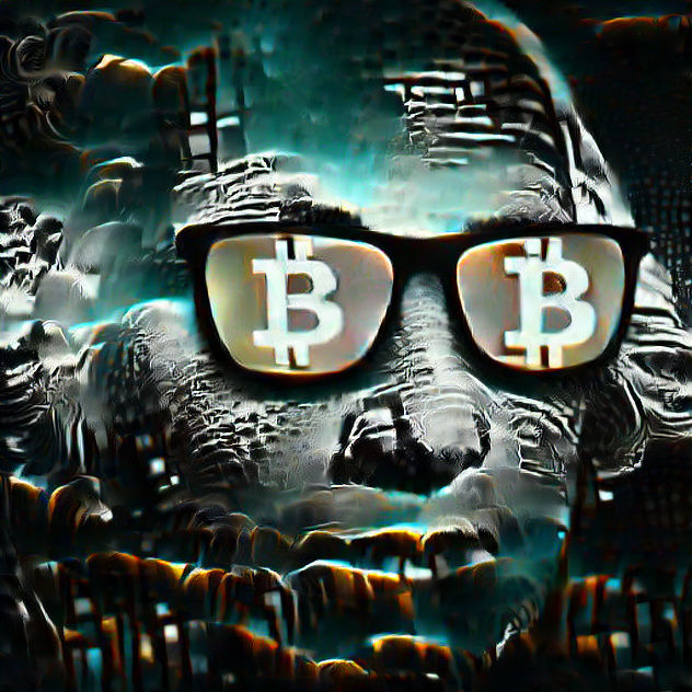 Bitcoin George Washington Sunglasses 2.0 1 of 1 NFT www.Crypto-Casa.com