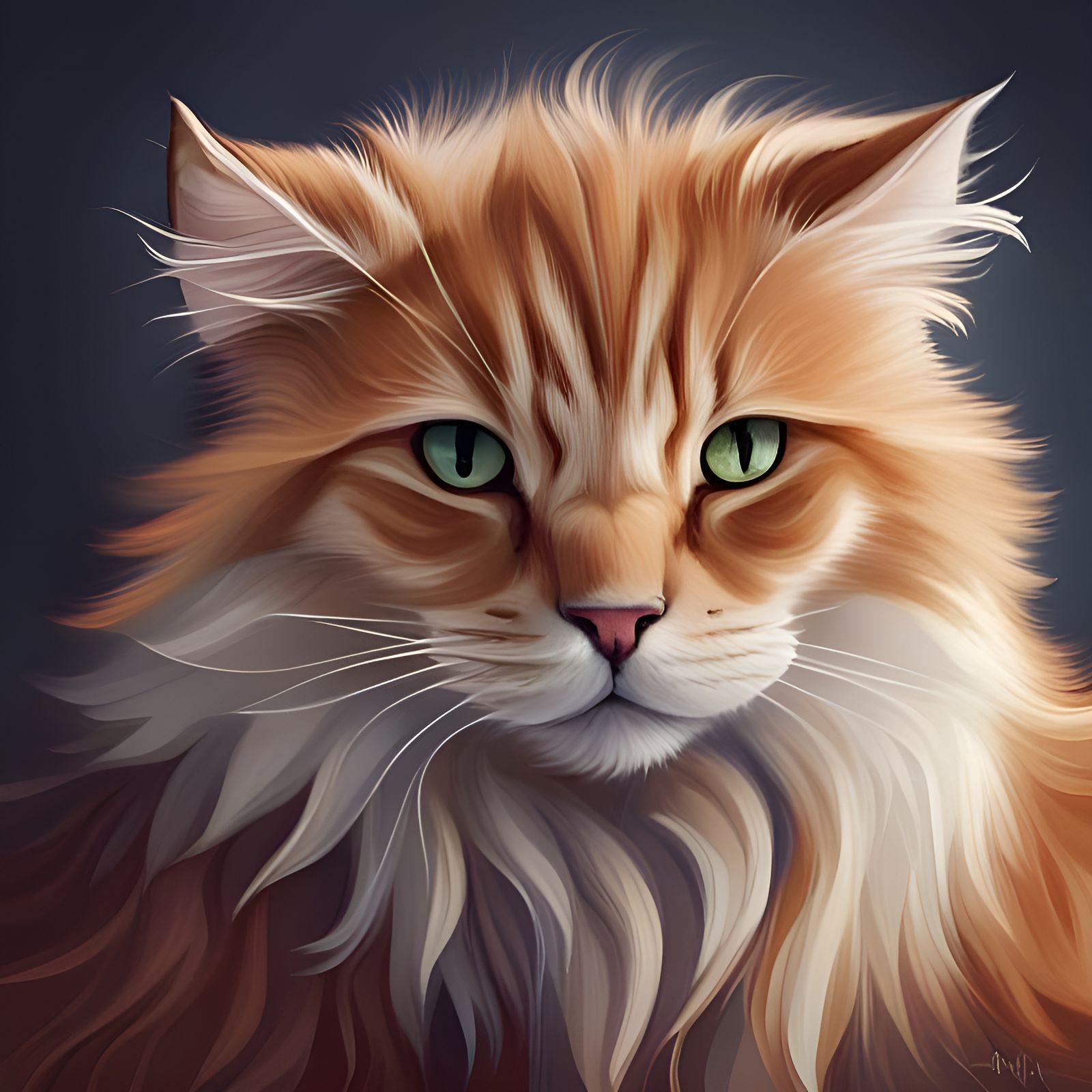 Languid  Dramatic  Crazy Sleepyhead  Floofy Cat   by @Caroline