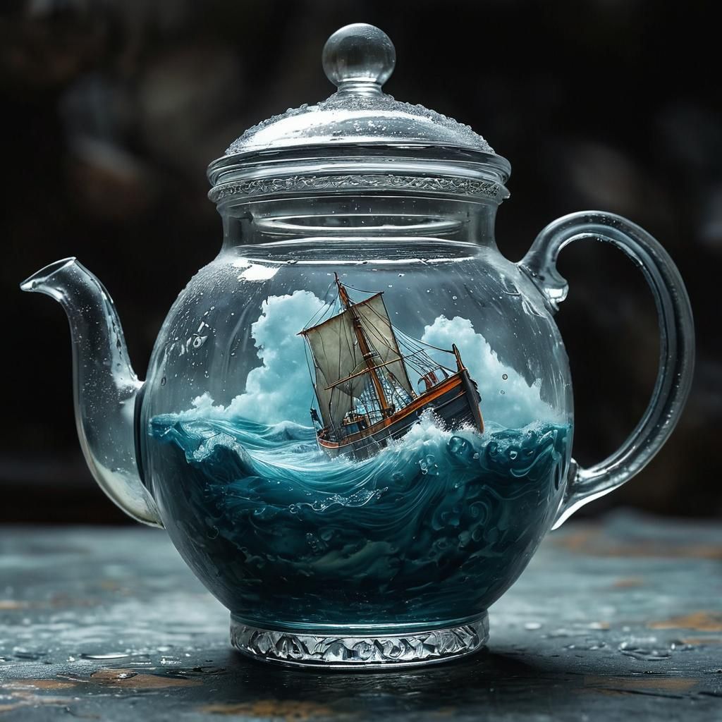 Tempest in a teapot  by @Mike Ritchie