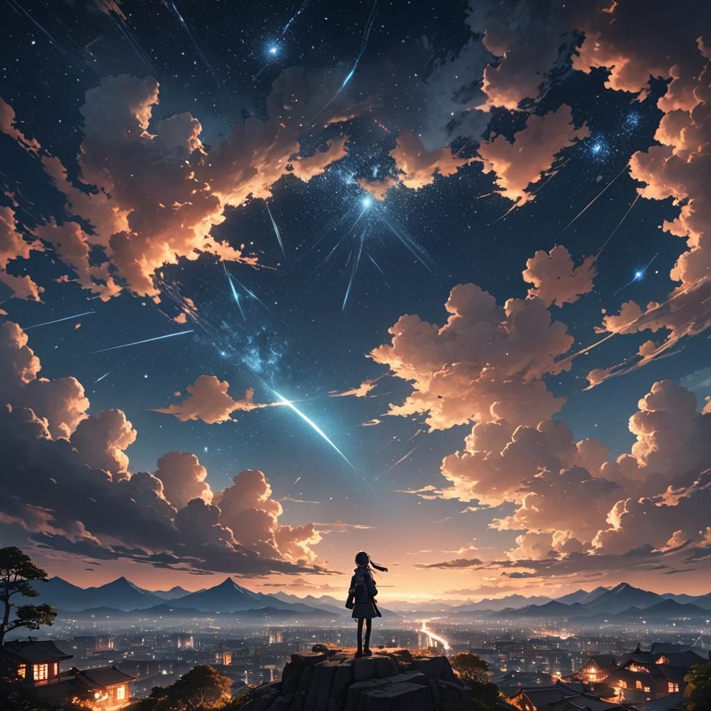 Dazzling night sky