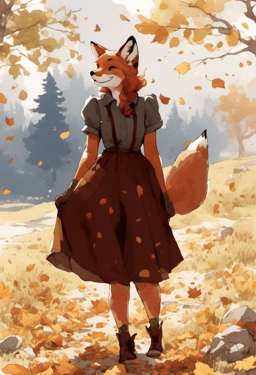 Vixen in her were-fox form.