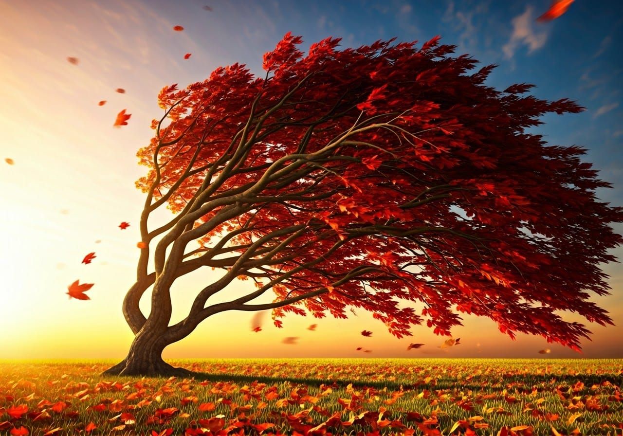 wind in the fall.   by @Phoebe