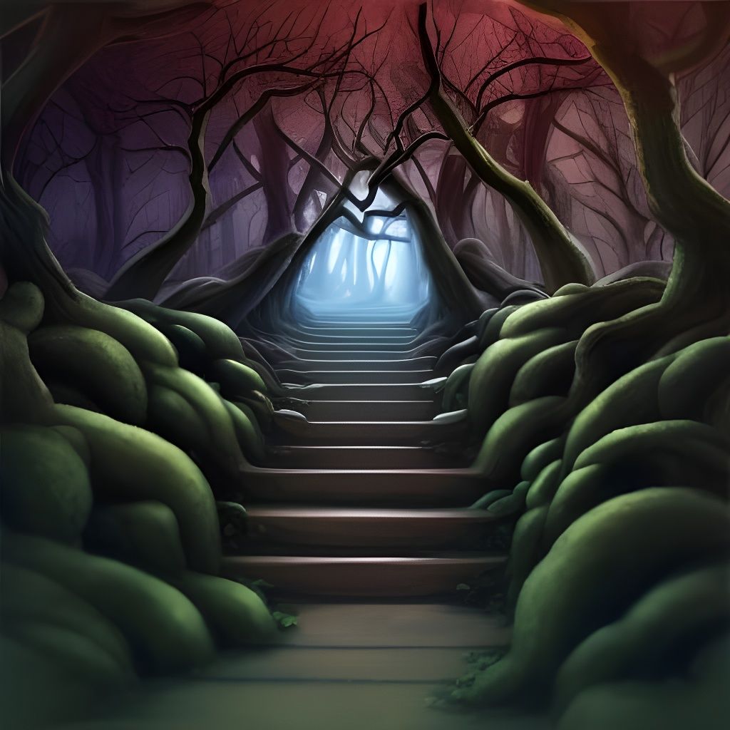 Through the woods
