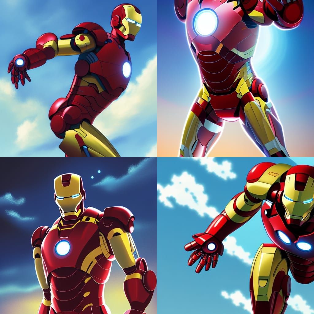 Iron man in a anime?