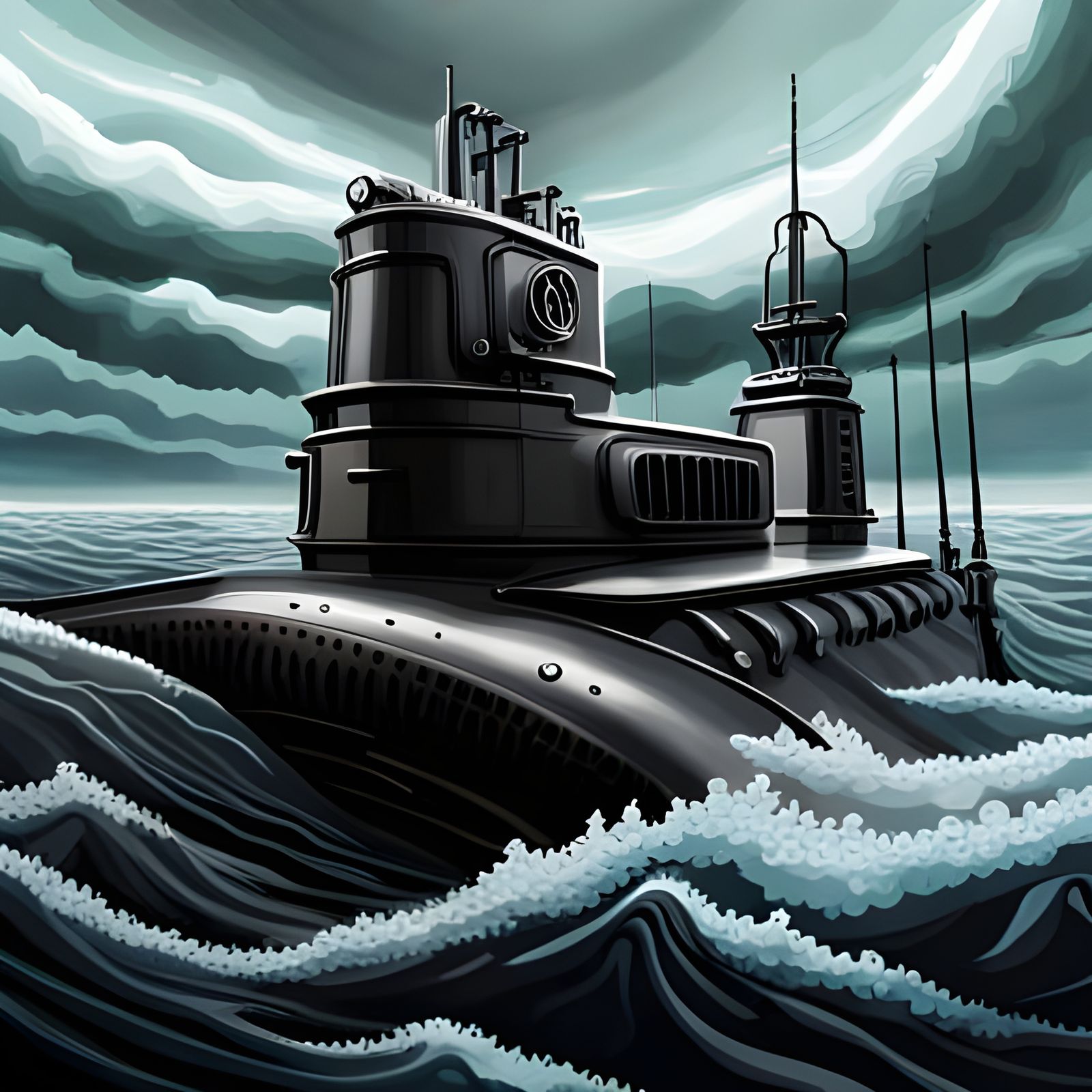 Submarine  by @KVN