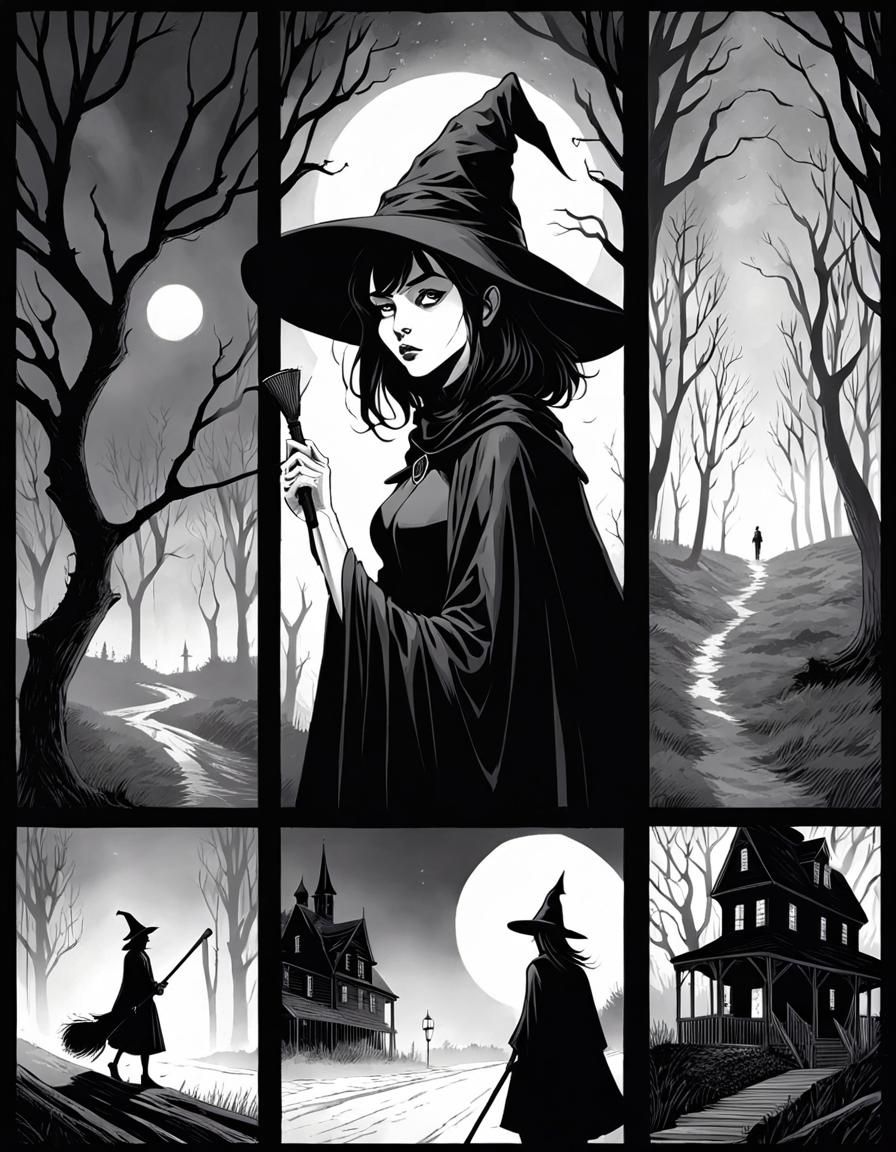 BW BluePencil Graphic Novel Pages III