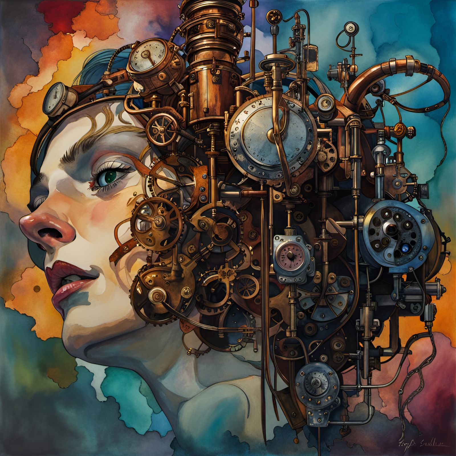 Steampunk Delirium V. 3.0 - AI Generated Artwork - NightCafe Creator