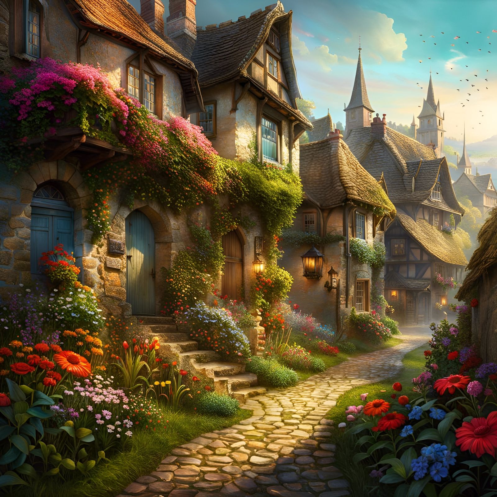 Countryside village borough  by @eFuoriPiove