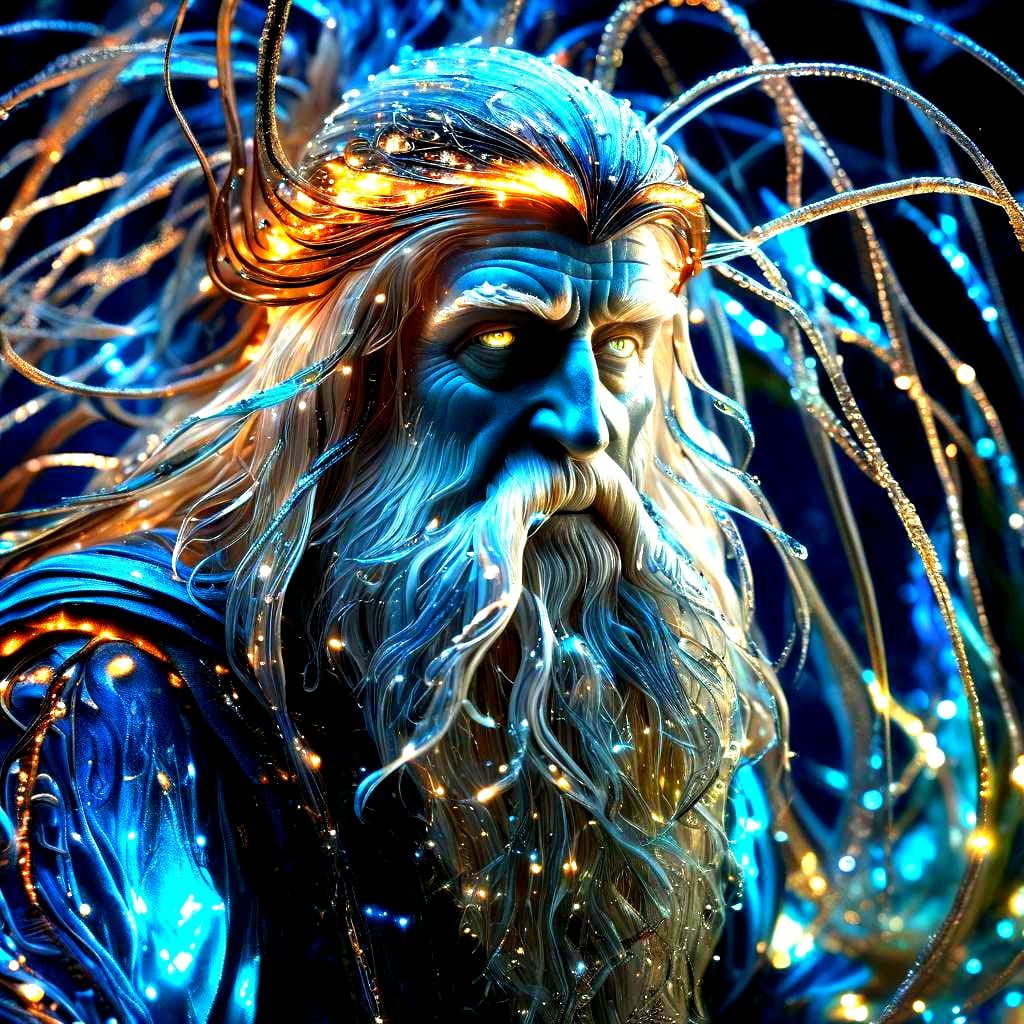 Thalion, Ancient Wizard   by @Manaconda