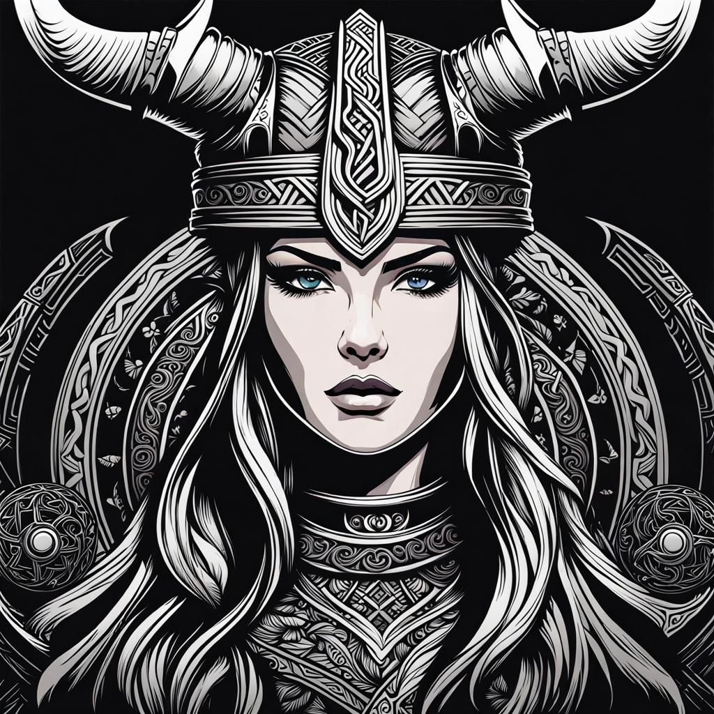 Viking Girl AI Generated Artwork NightCafe Creator