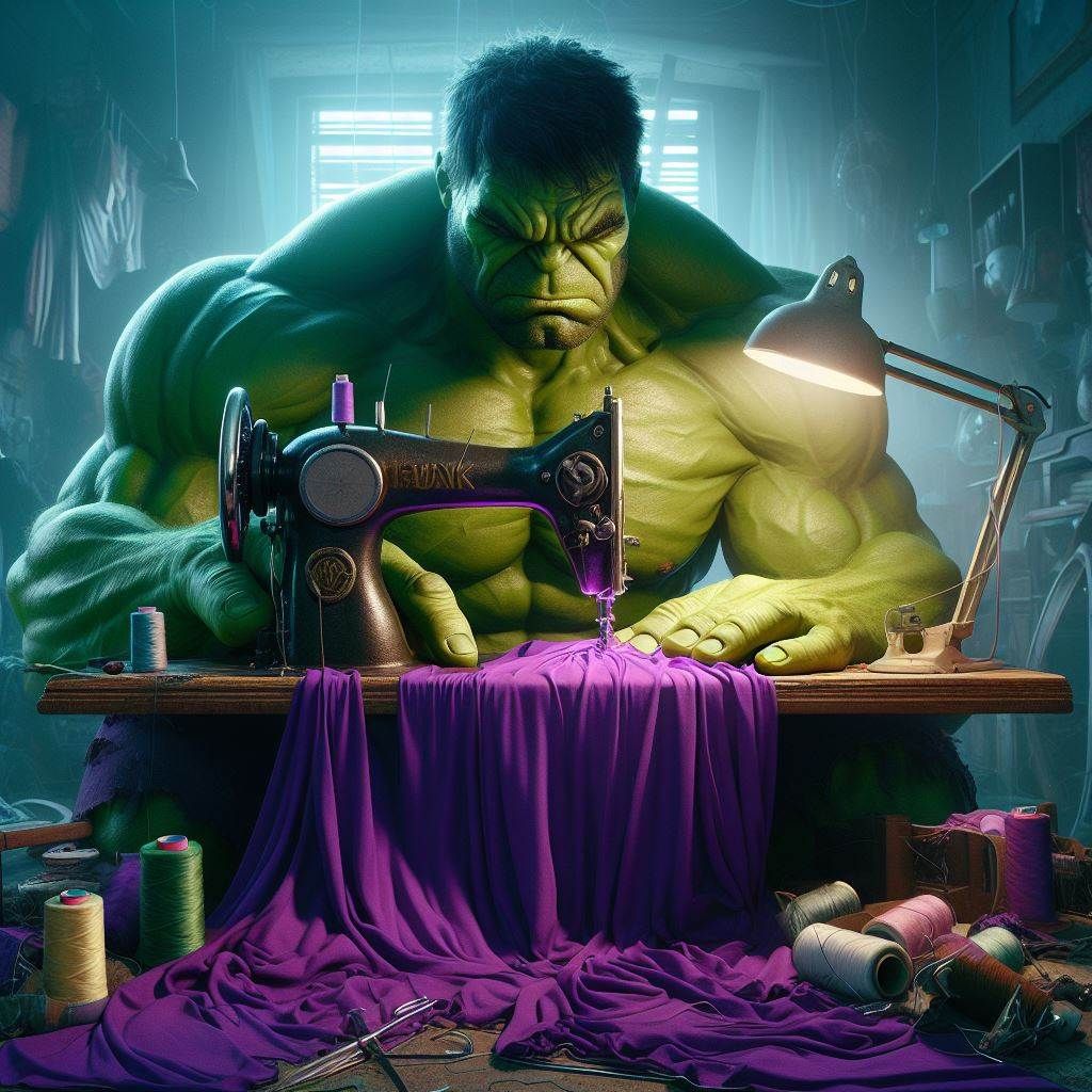 Hulk: Self Care- Clothing Repair