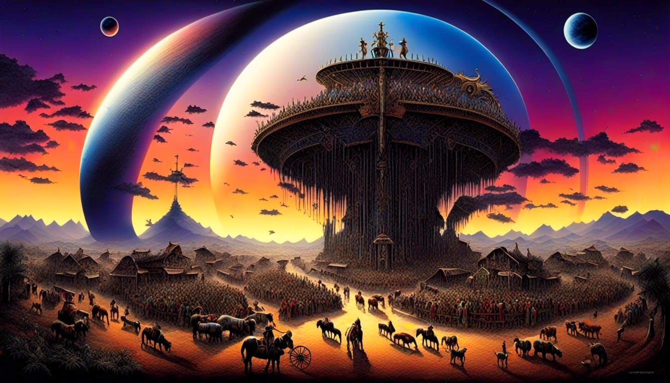 <lora:Gypsy1:1.1> (Roundabout) / (the circle of life, how we...