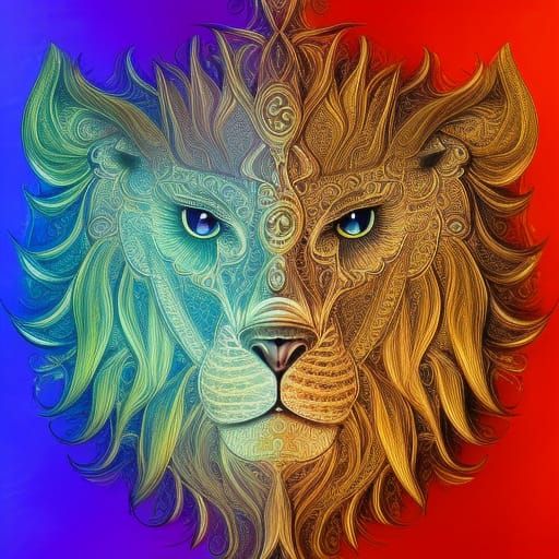 Mystical lion