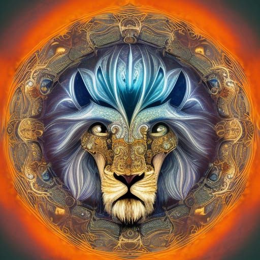 Mystical lion