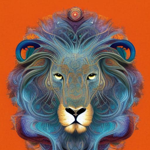 Mystical lion
