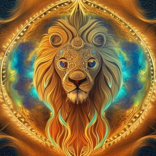 Mystical lion