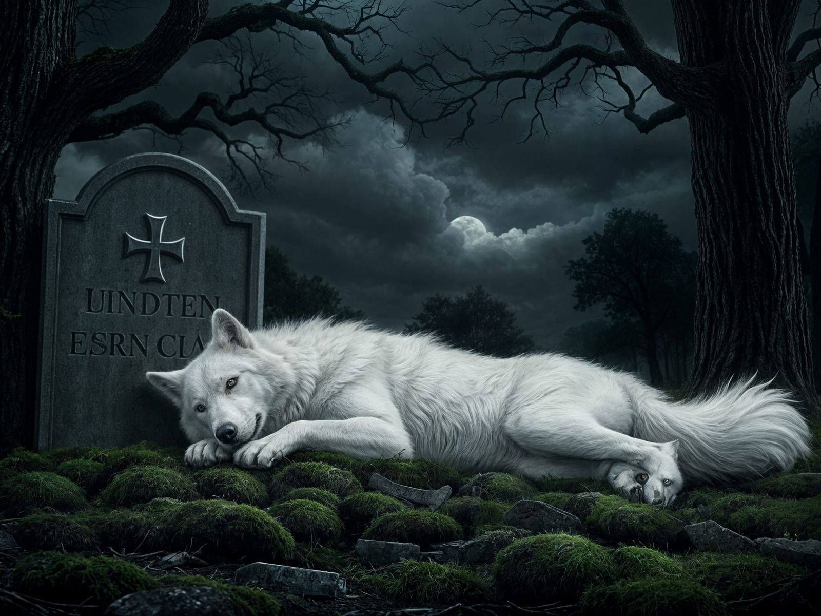 The Legend of the White Wolf  by @Francis H