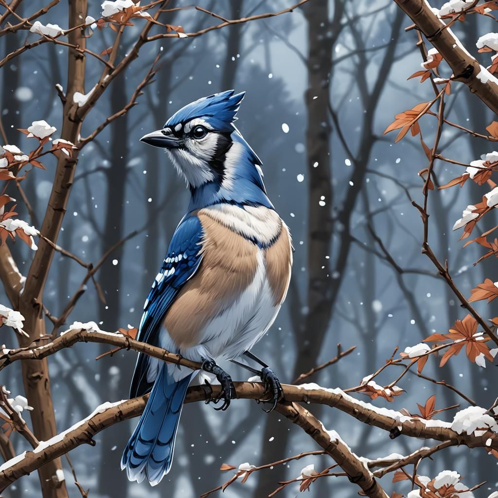 Canadian blue jay