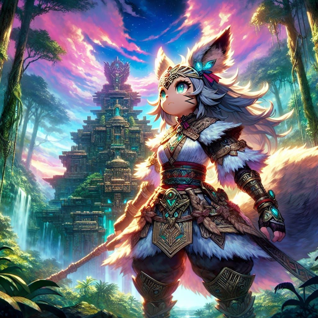 The Pokemon Eevee As A Warrior