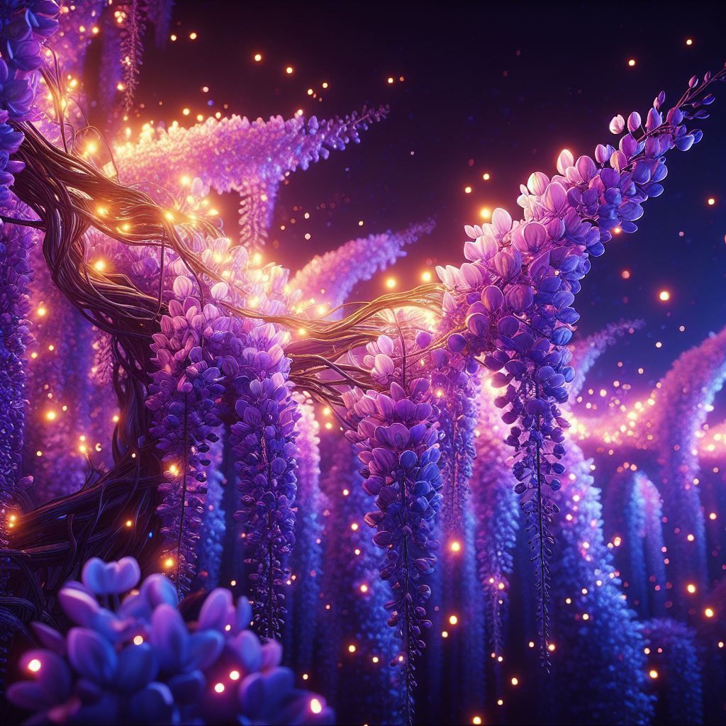 The Fairie's Wisteria  by @Lunarelle
