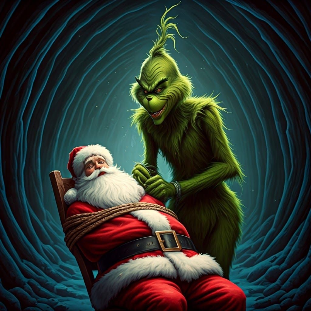 The Grinch doing grinch things!  by @ThatGuyOz