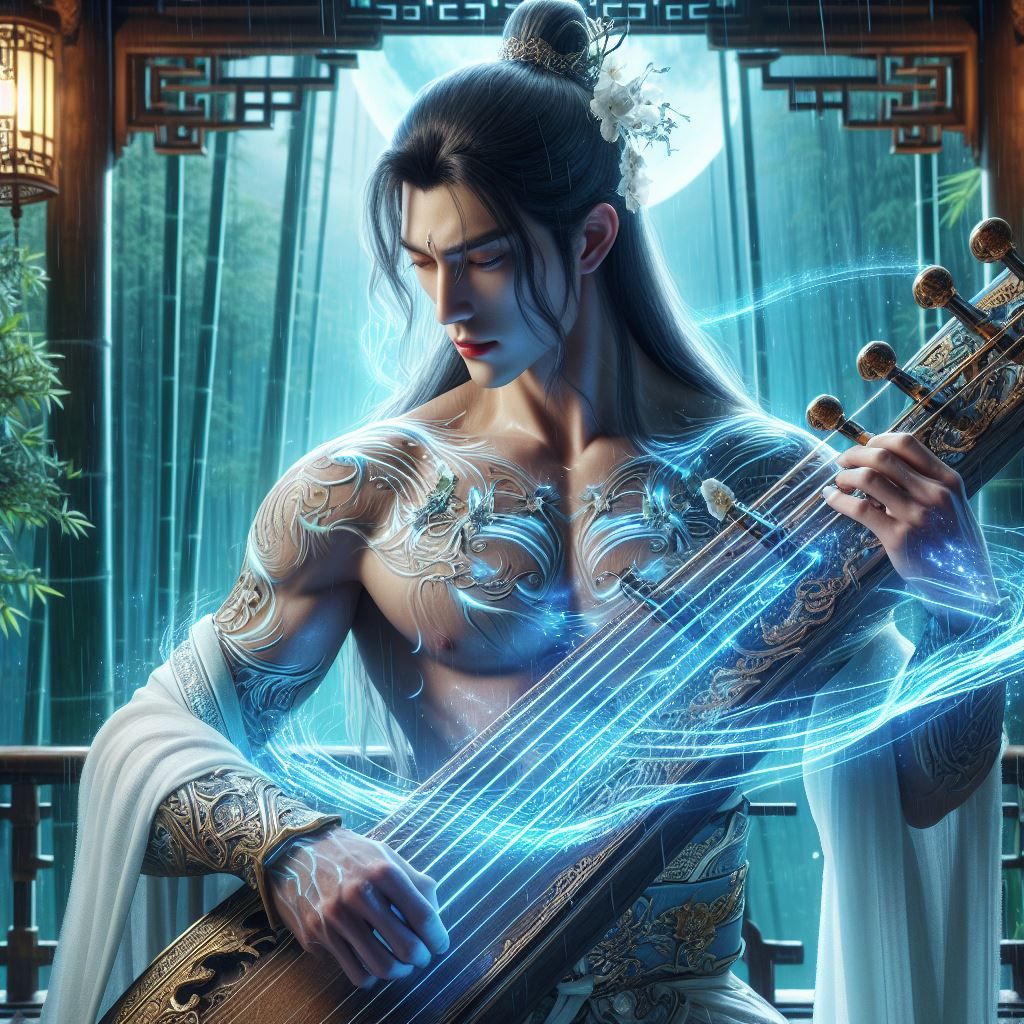 Zither Gandharvas, the Celestial Musician