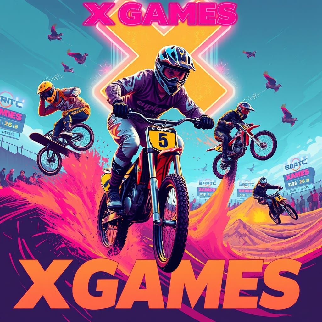 The X Games  by @StarSpells