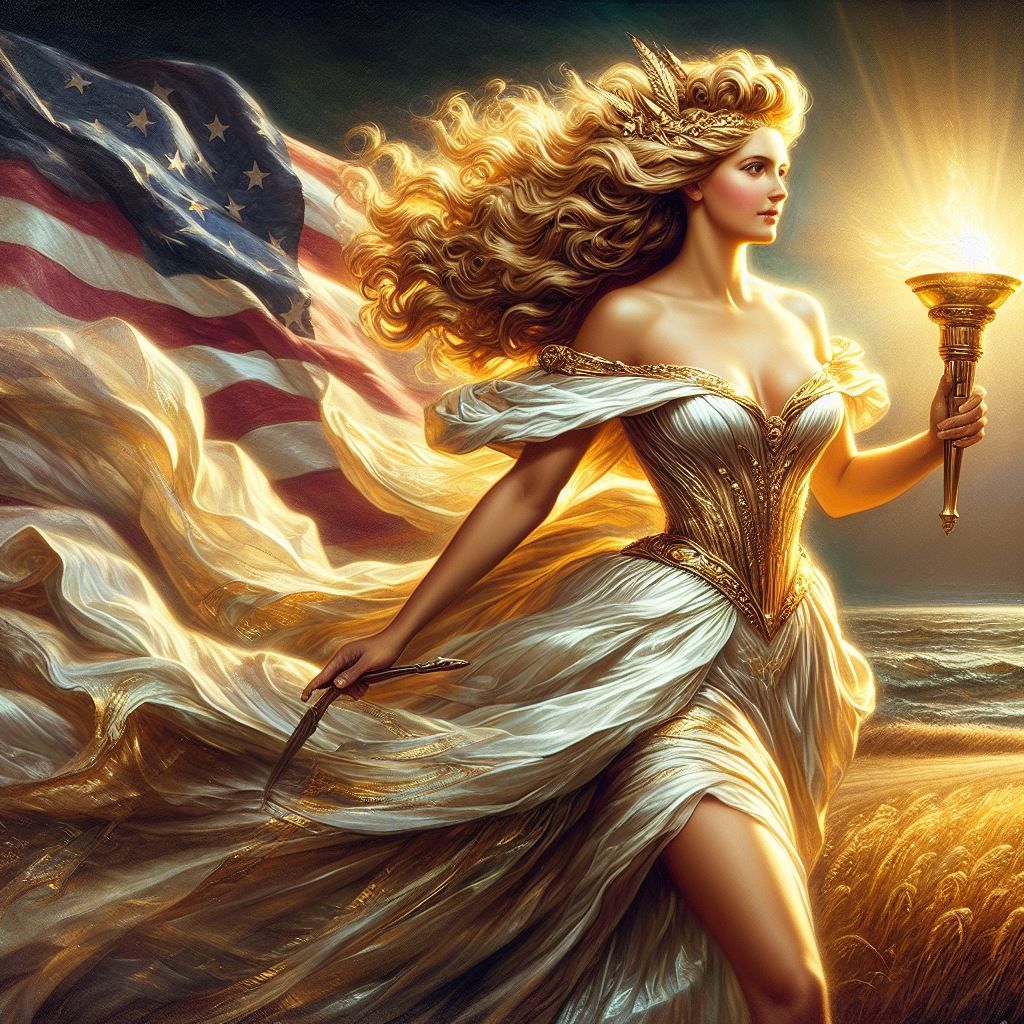 America The Beautiful: Lady Columbia's March West