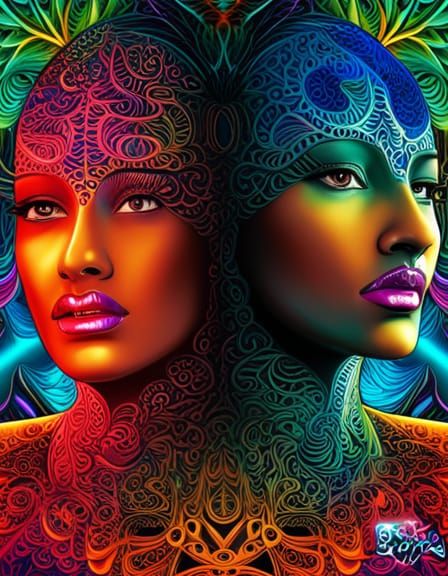 "Pisces" and "Gemini" blended together into one breathtaking...