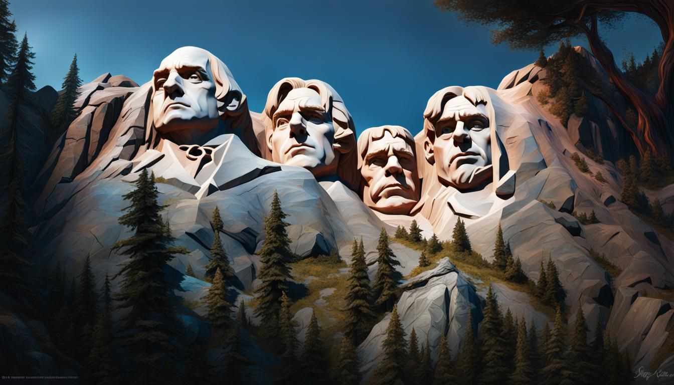 mount rushmore photo generator