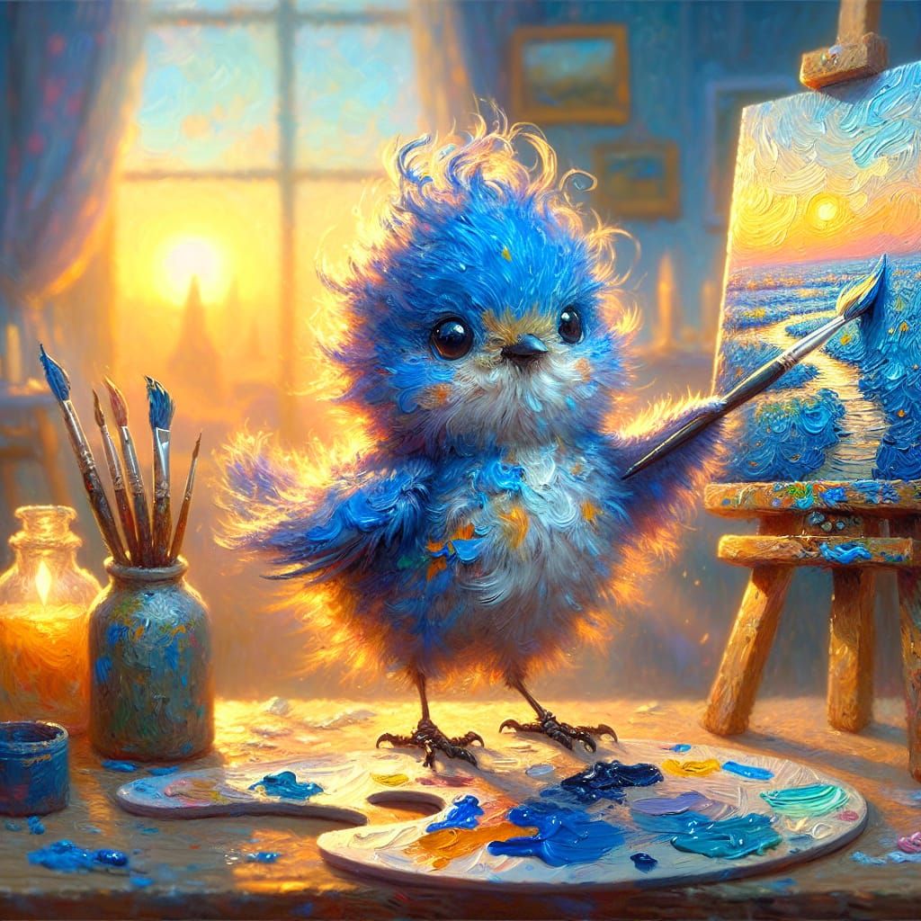 Bird Artist  by @Caroline