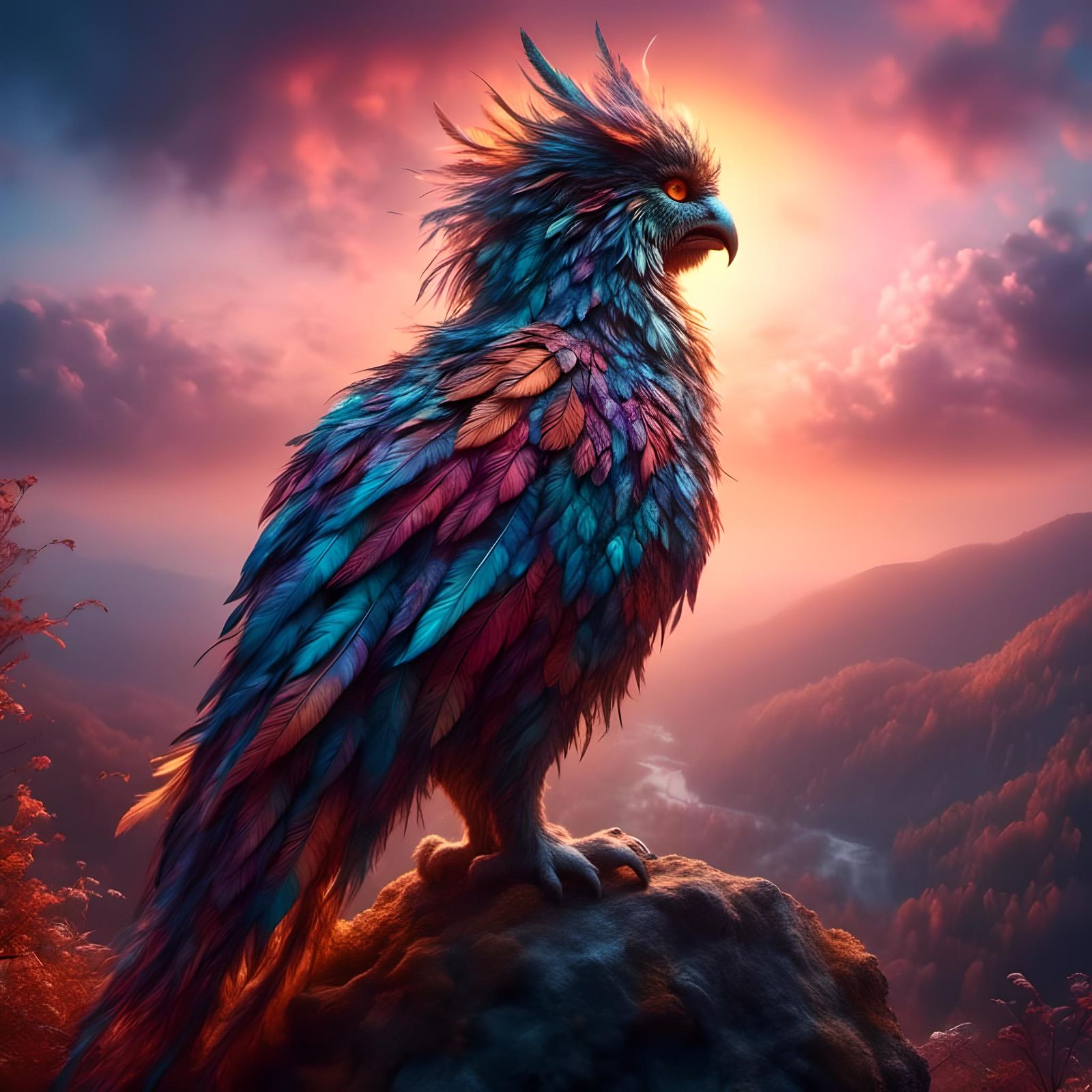 The Sentinel of the valley  by @forge4ward