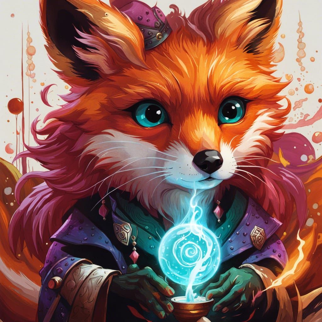 Fox Wizard - AI Generated Artwork - NightCafe Creator