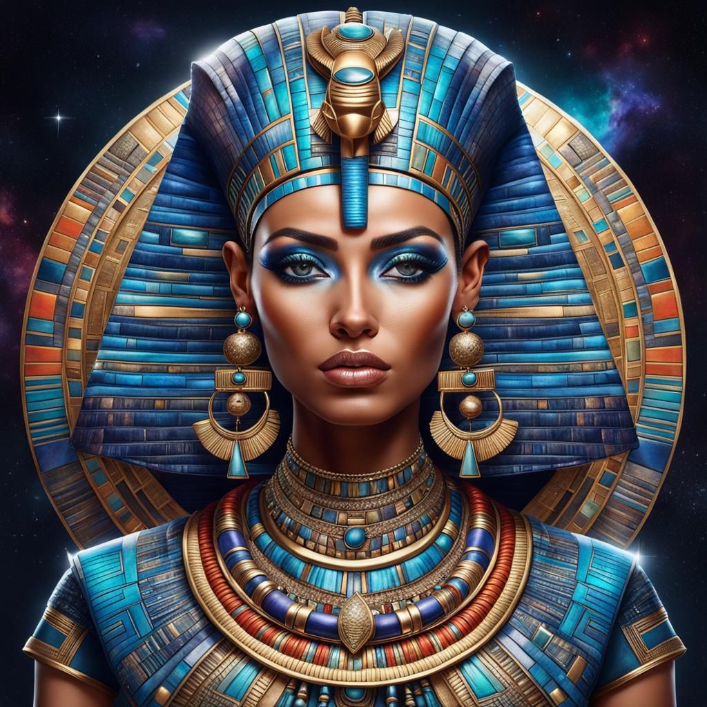 Futuristic Egyptian woman - AI Generated Artwork - NightCafe Creator