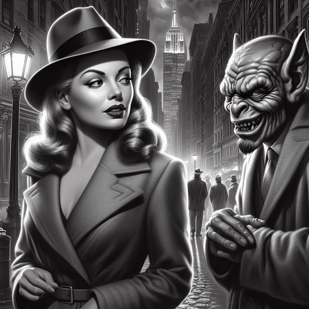 "Stick with me, handsome. We'll go far."