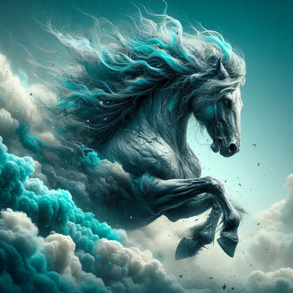 War Horse in Turquoise