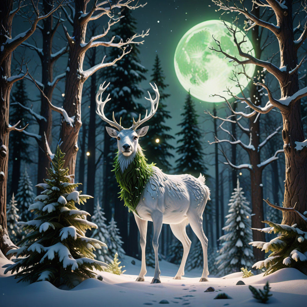 Mythical Christmas, Enchanting scene