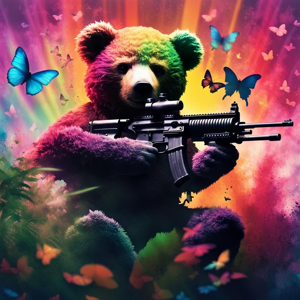 Freedom Fighting Teddy